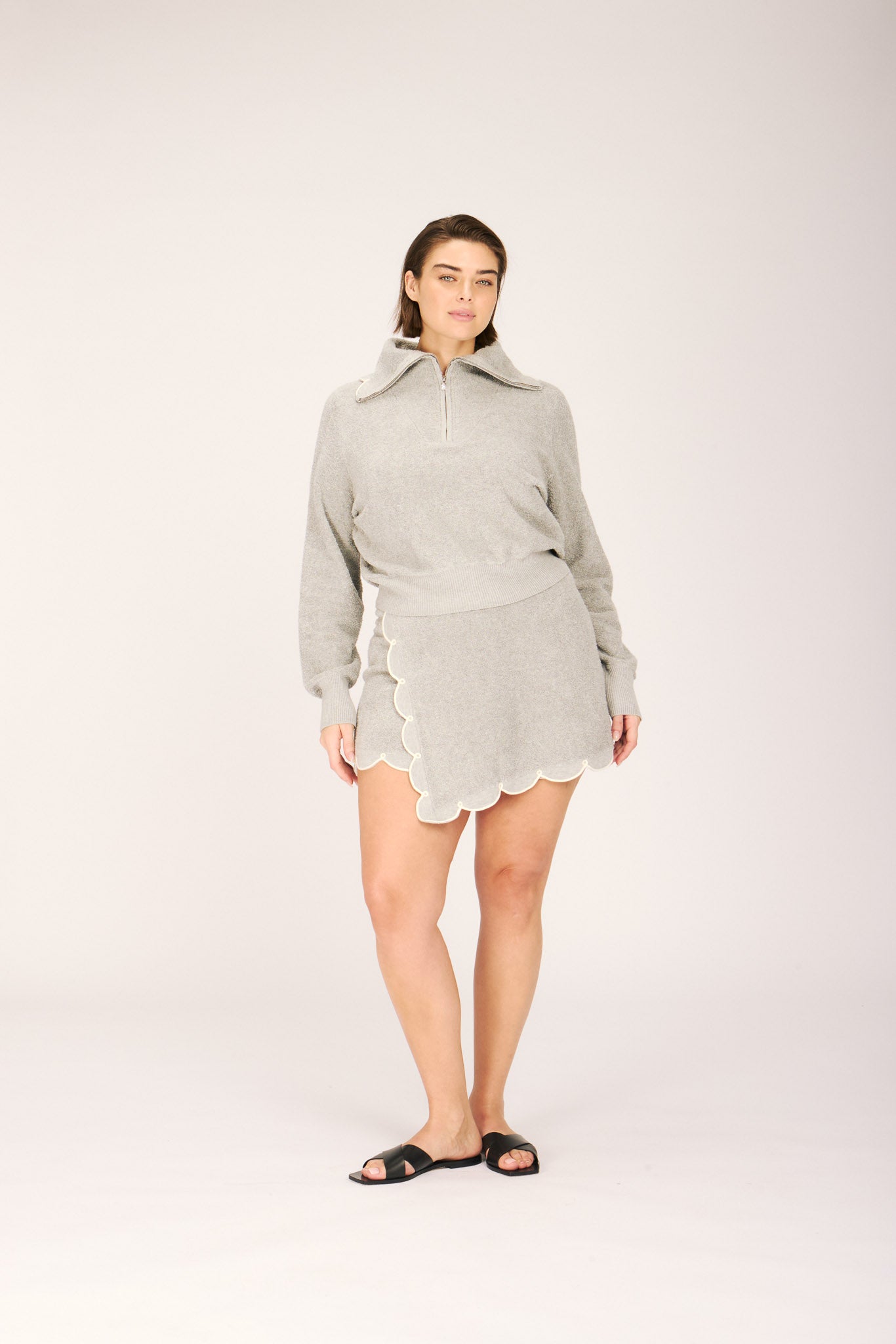 CUPCAKE SKORT GREY SKIRTS RachelAntonoff.com 