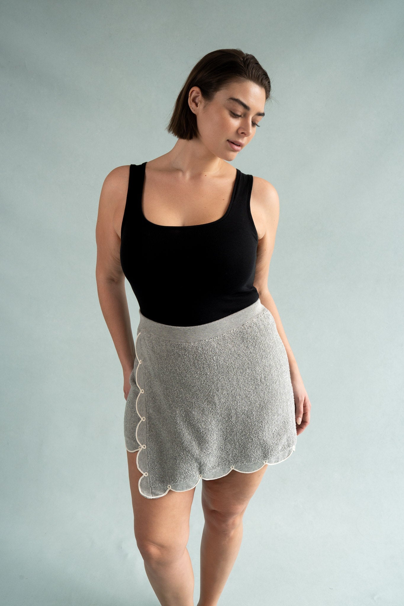 CUPCAKE SKORT GREY SKIRTS RachelAntonoff.com 
