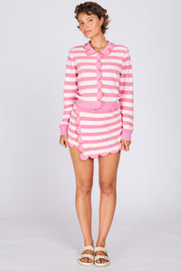CUPCAKE SKORT PINK TOWEL STRIPE SKIRTS RachelAntonoff.com 