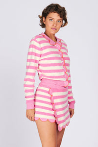 CUPCAKE SKORT PINK TOWEL STRIPE SKIRTS RachelAntonoff.com 