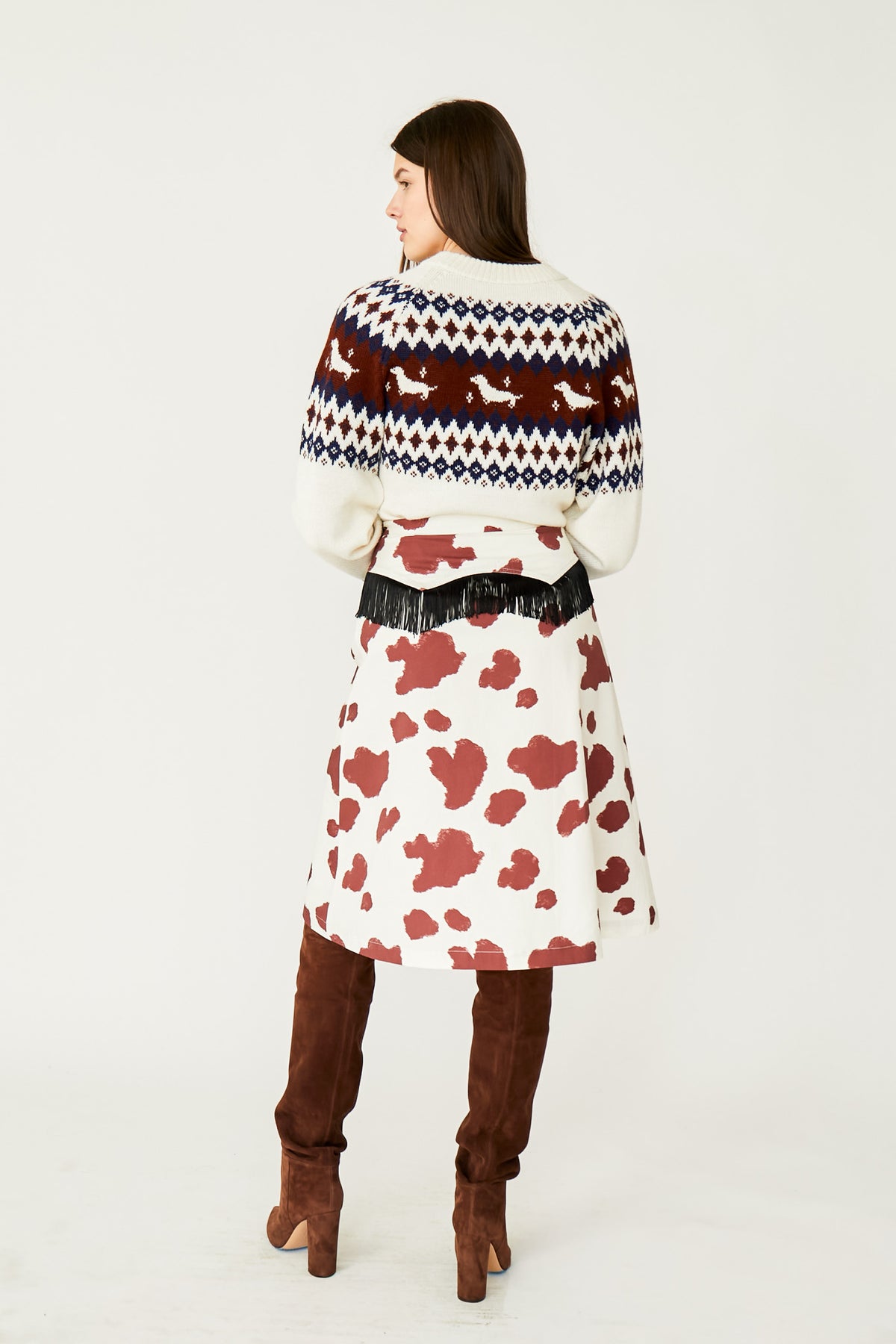 DOLLY MIDI SKIRT MOO