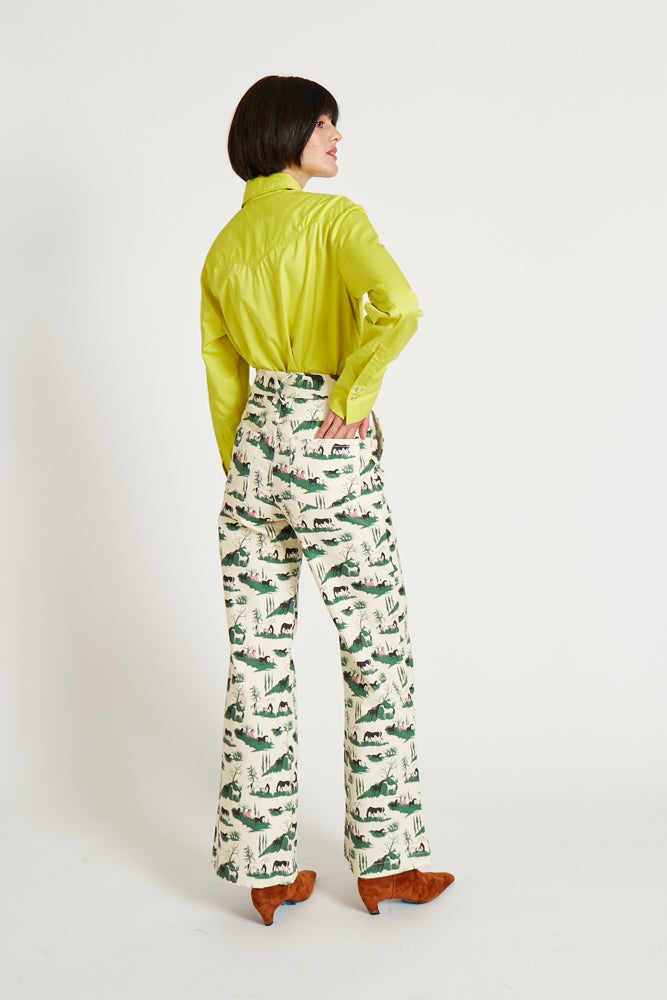 MIKE WIDE LEG PANT 0-26 Bottoms RachelAntonoff.com 