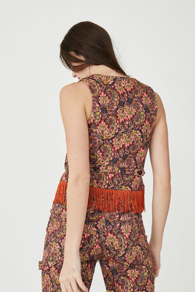 BARRY FRINGE VEST Tops RachelAntonoff.com 