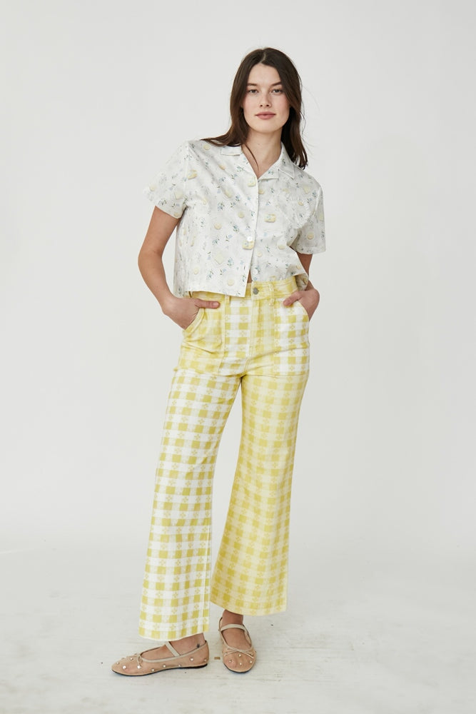 MIKE WIDE LEG PANT 0-26 Bottoms RachelAntonoff.com 