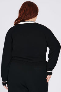 BLACK & WHITE COOKIE PULLOVER RachelAntonoff.com 