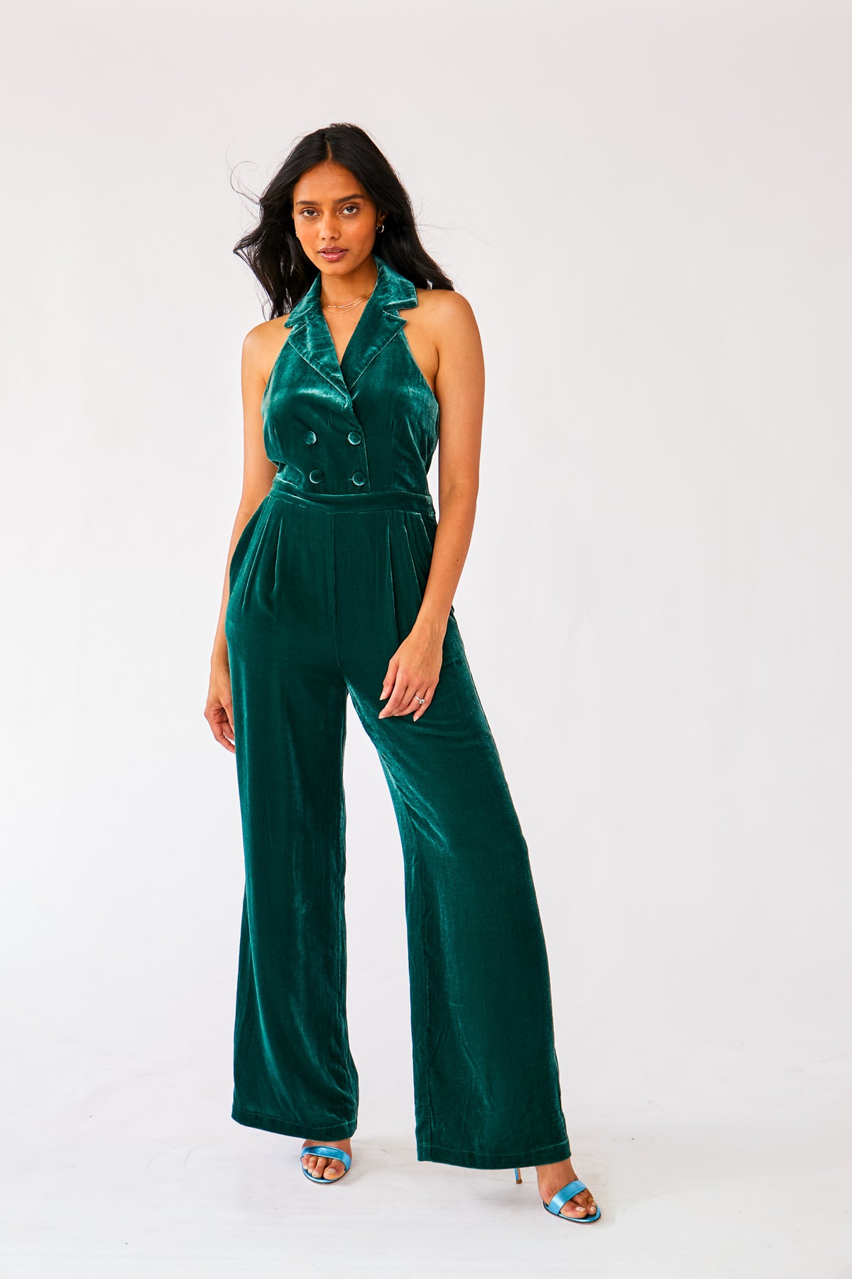 FLYNN JUMPSUIT EVERGREEN