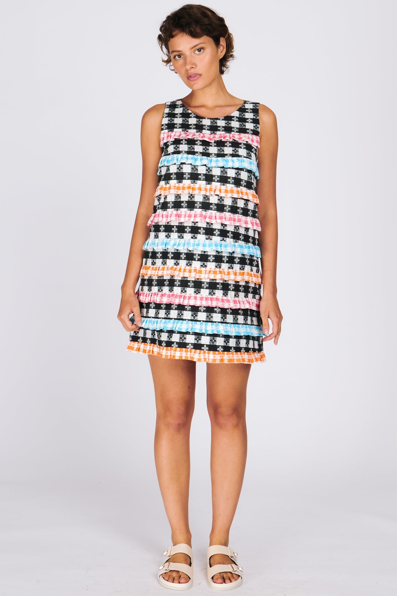 FREDDIE DRESS TABLECLOTH MULTI DRESSES RachelAntonoff.com 