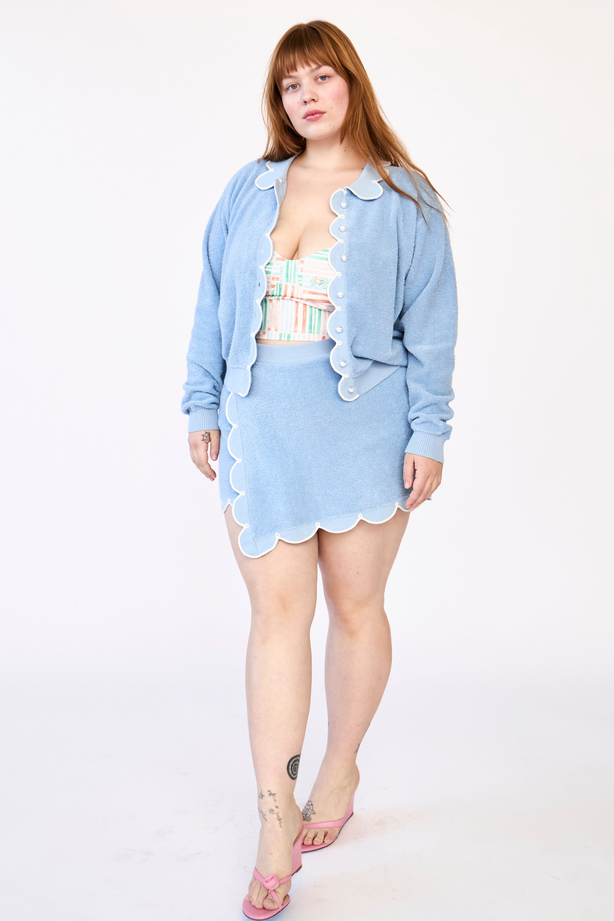CUPCAKE SKORT TERRY Bottoms RachelAntonoff.com 