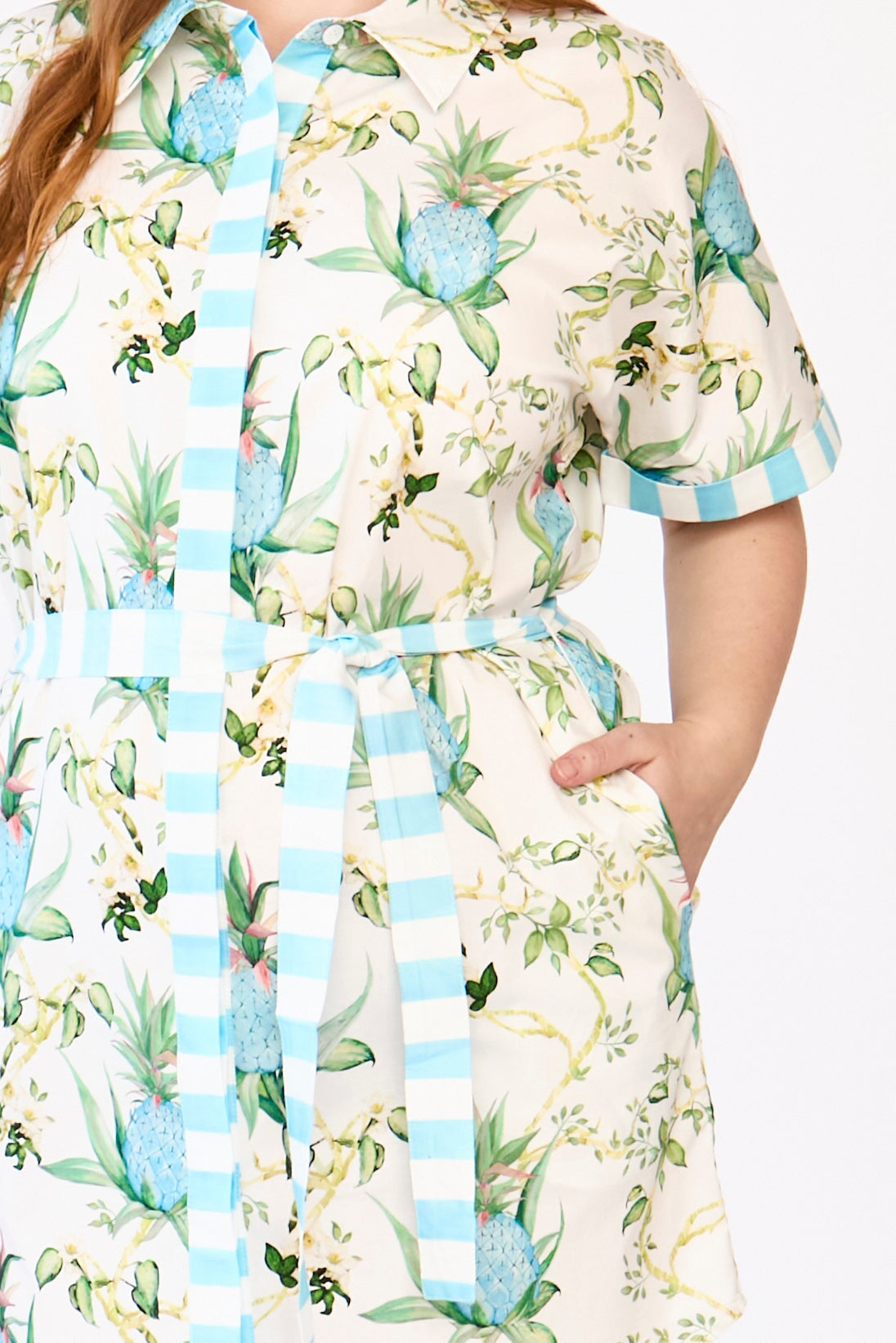 pineapple t shirt dress FOURSOUL T-SHIRT DRESS PINEAPPLE Carla Valente