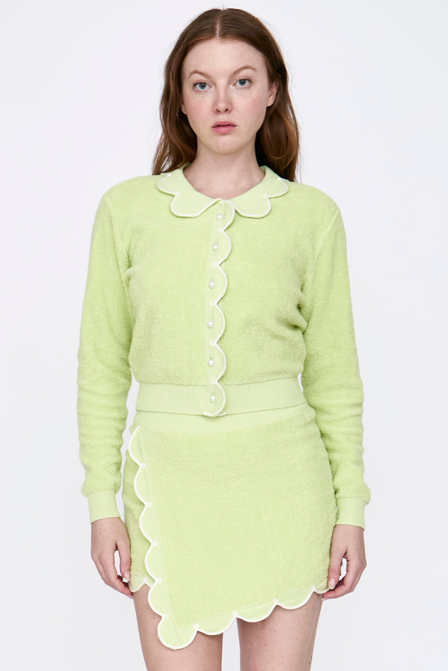 CUPCAKE CARDIGAN TERRY Sweaters RachelAntonoff.com 