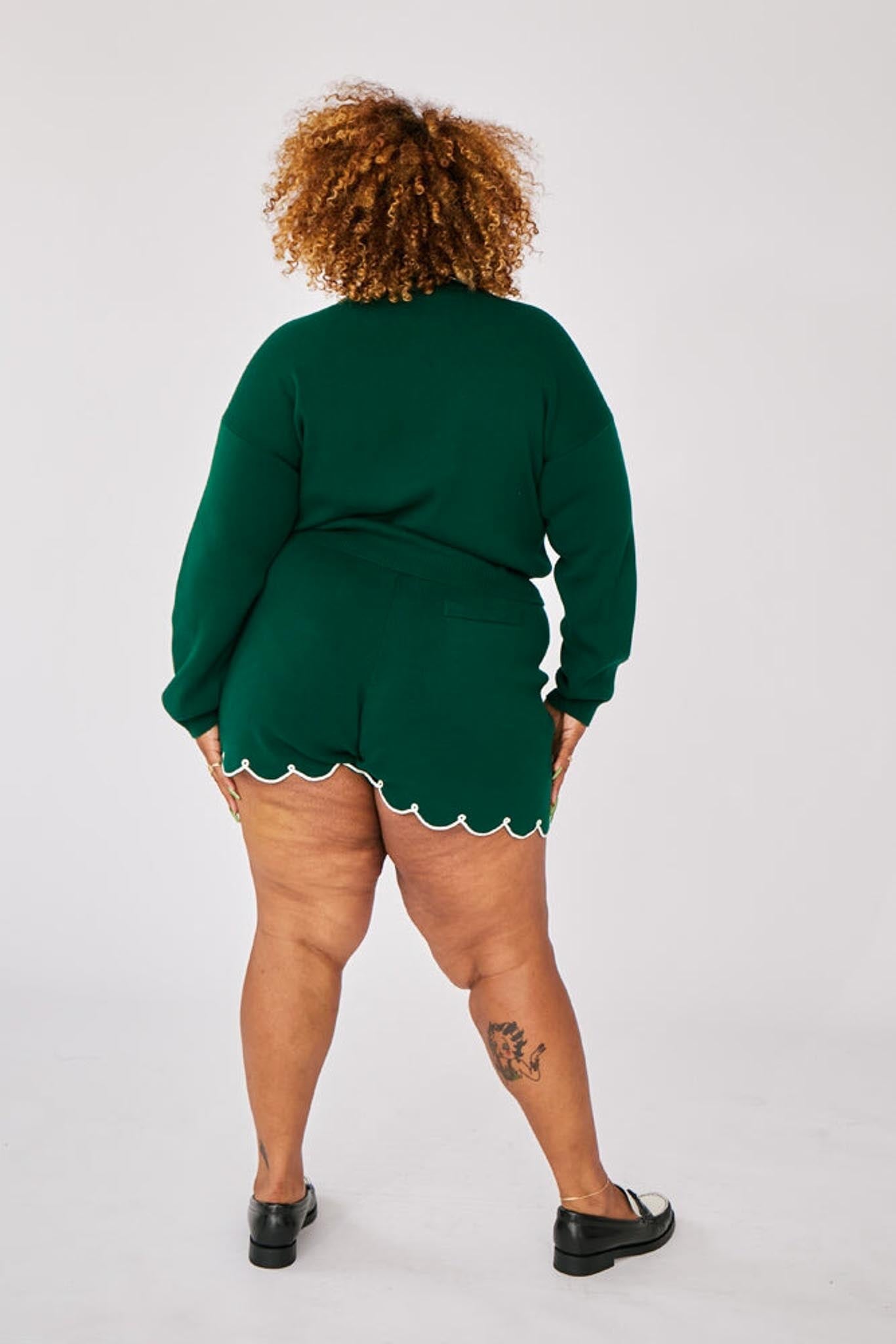 CUPCAKE CARDIGAN GREEN SWEATERS RachelAntonoff.com 