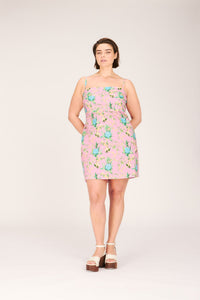 GWEN DRESS BLUE PINEAPPLES DRESSES RachelAntonoff.com 