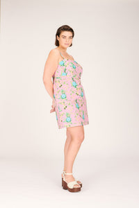 GWEN DRESS BLUE PINEAPPLES DRESSES RachelAntonoff.com 