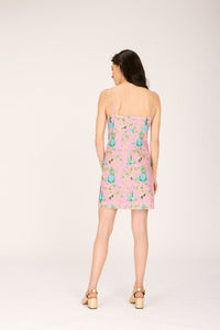 GWEN DRESS BLUE PINEAPPLES DRESSES RachelAntonoff.com 