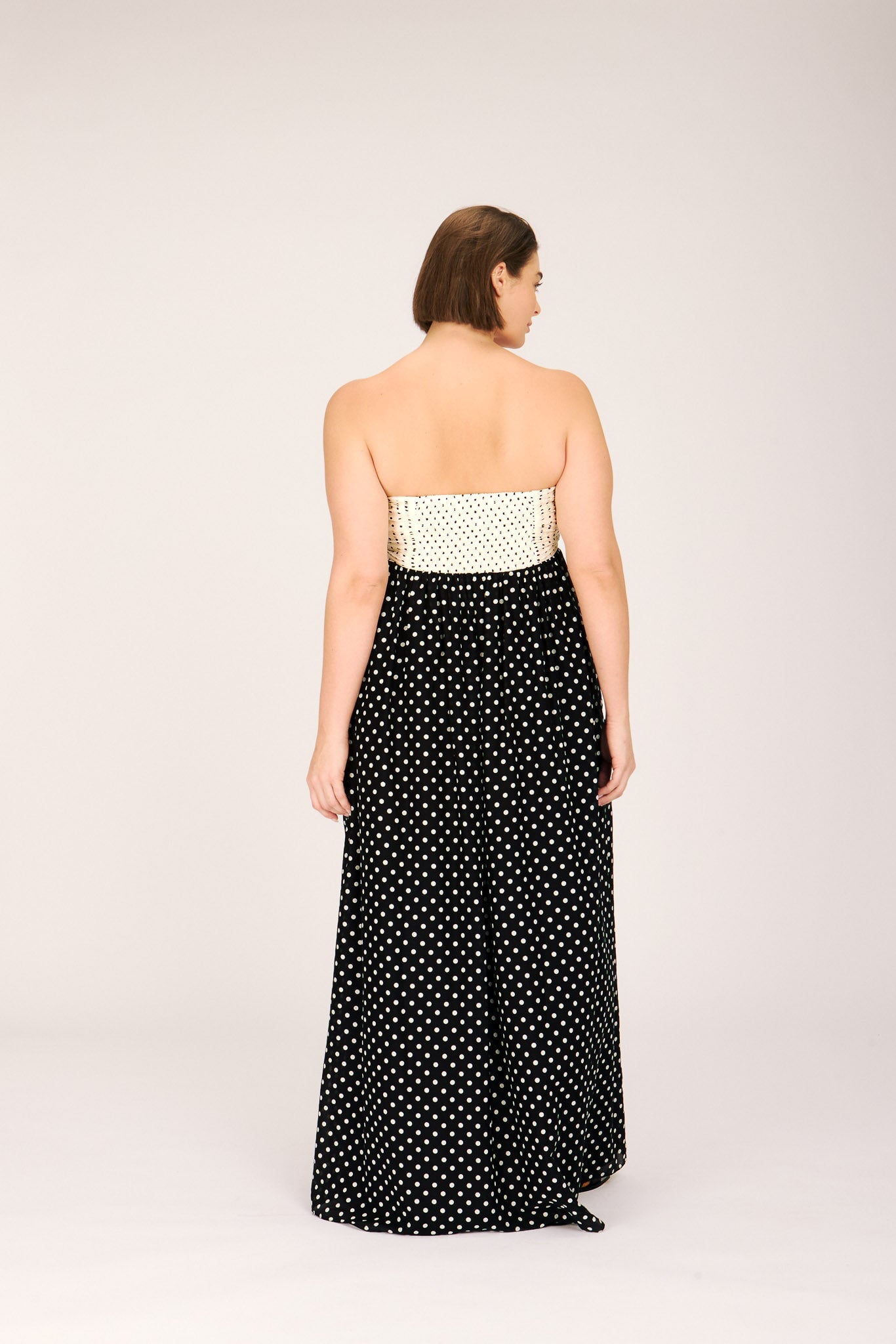JACLYN MAXI DRESS POLKA DOT DRESSES RachelAntonoff.com 