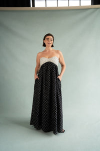 JACLYN MAXI DRESS POLKA DOT DRESSES RachelAntonoff.com 