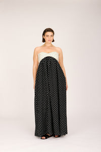 JACLYN MAXI DRESS POLKA DOT DRESSES RachelAntonoff.com 