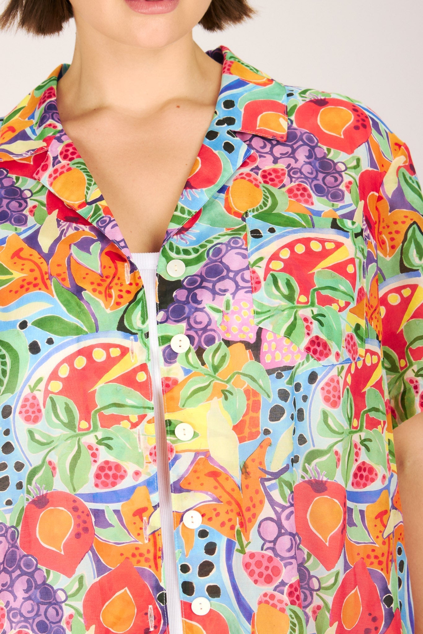 JAMES SHIRT DOTTED FRUITS TOPS RachelAntonoff.com 