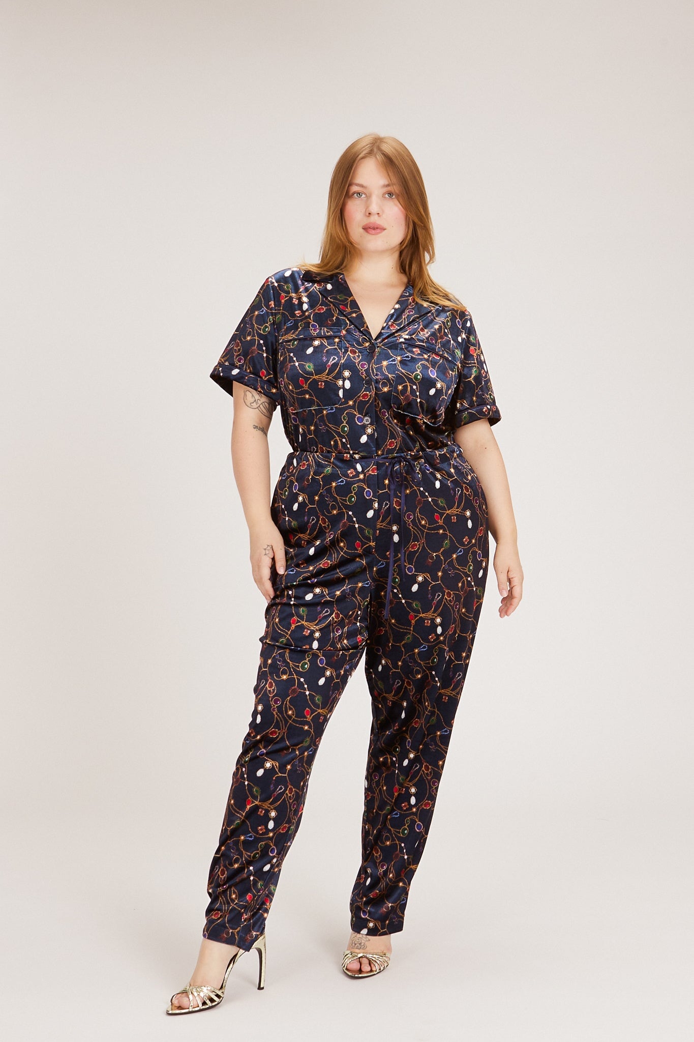 JEWEL JUMPSUIT TREE OF LOST JEWELS JUMPSUITS RachelAntonoff.com 