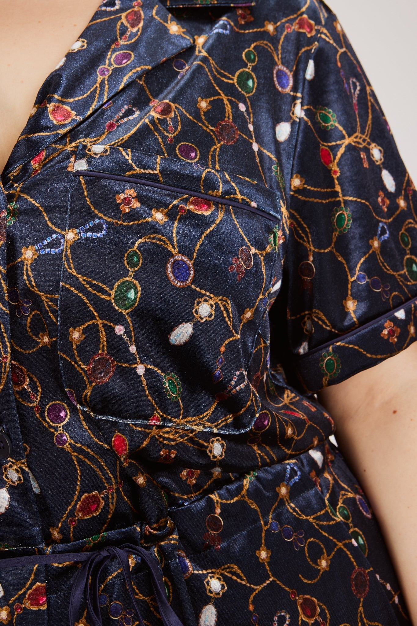 JEWEL JUMPSUIT TREE OF LOST JEWELS JUMPSUITS RachelAntonoff.com 