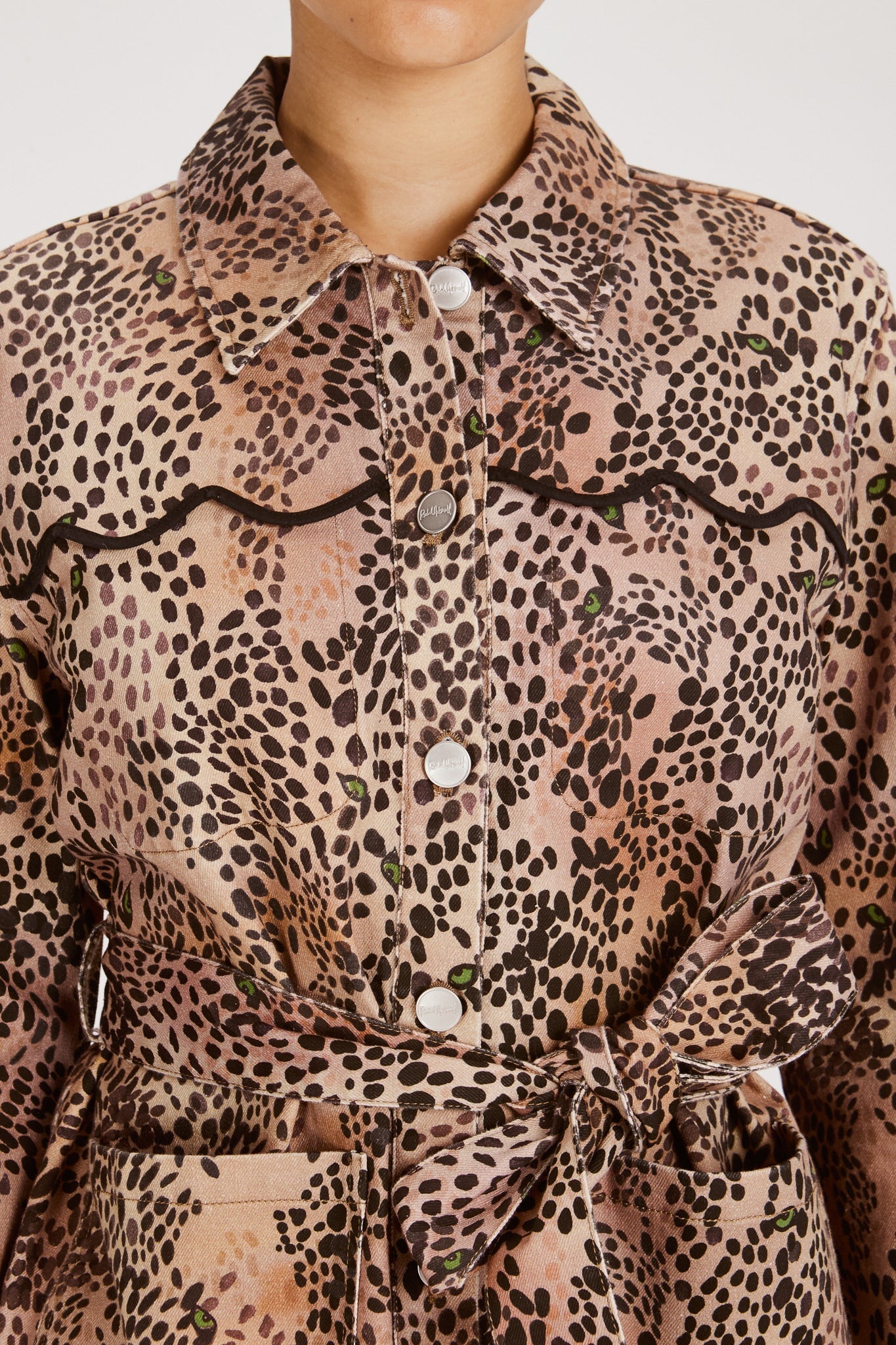 JORDANA JACKET WELCOME HOME, CHEETAH OUTERWEAR RachelAntonoff.com 