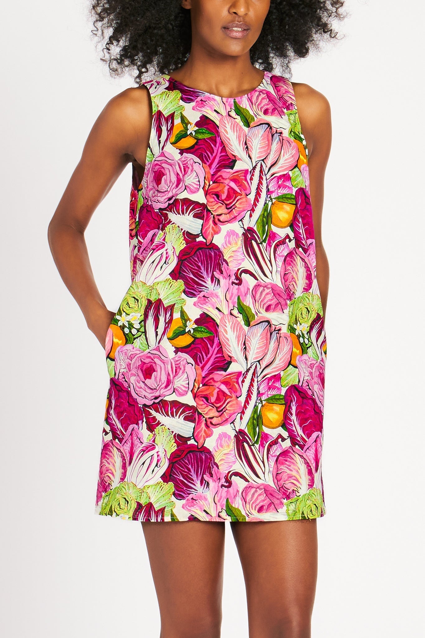 LOLA DRESS RADICCHIO & CITRUS DRESSES RachelAntonoff.com 