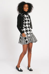 GILLIAN MINI DRESS HOUNDSTOOTH DRESSES RachelAntonoff.com 