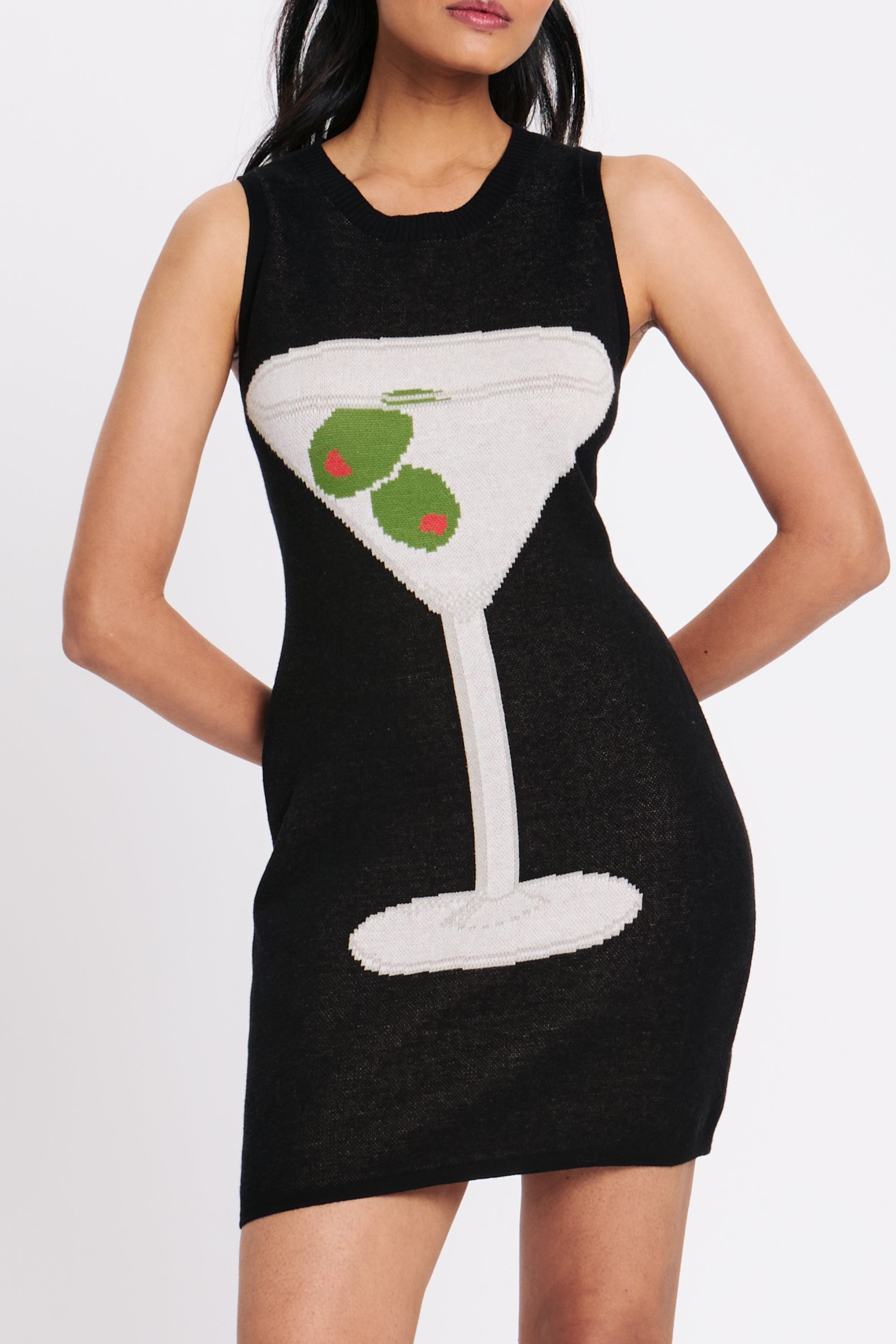 Martini Dress - Black Cotton Mini Dress XL - Black/White | Rachel Antonoff - XL | Rachel Antonoff Martini Dress - Black Cotton Mini Dress XL - Black/White | Rachel Antonoff - XL | Rachel Antonoff