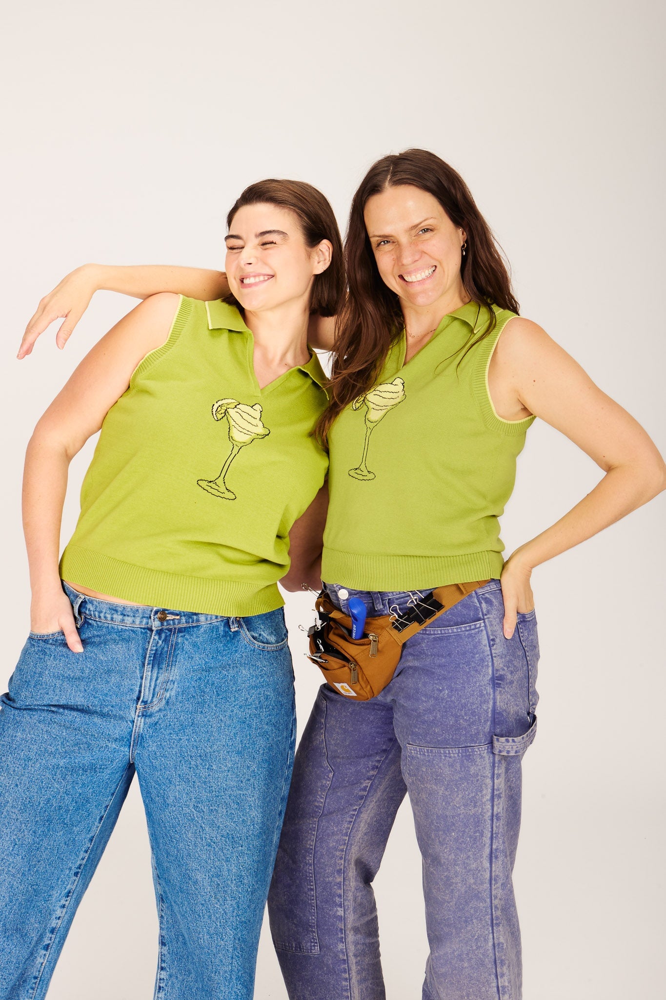 MARGARITA POLO LIME TOPS RachelAntonoff.com 