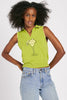 MARGARITA POLO LIME TOPS RachelAntonoff.com 