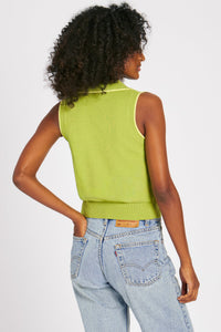 MARGARITA POLO LIME TOPS RachelAntonoff.com 