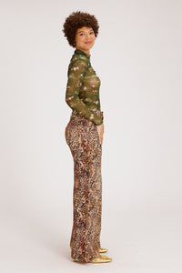 MIKE PANT WELCOME HOME, CHEETAH PANTS RachelAntonoff.com 