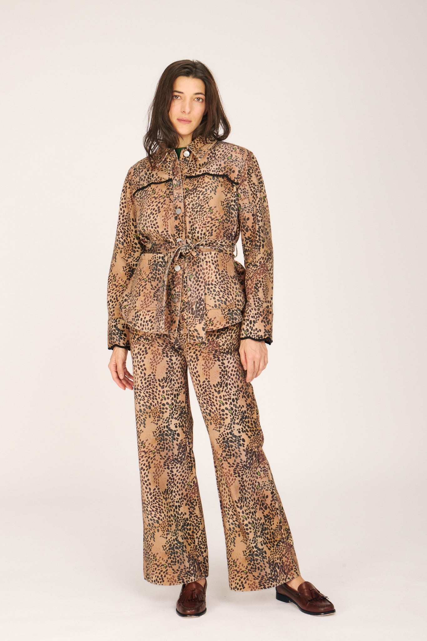 MIKE PANT WELCOME HOME, CHEETAH PANTS RachelAntonoff.com 