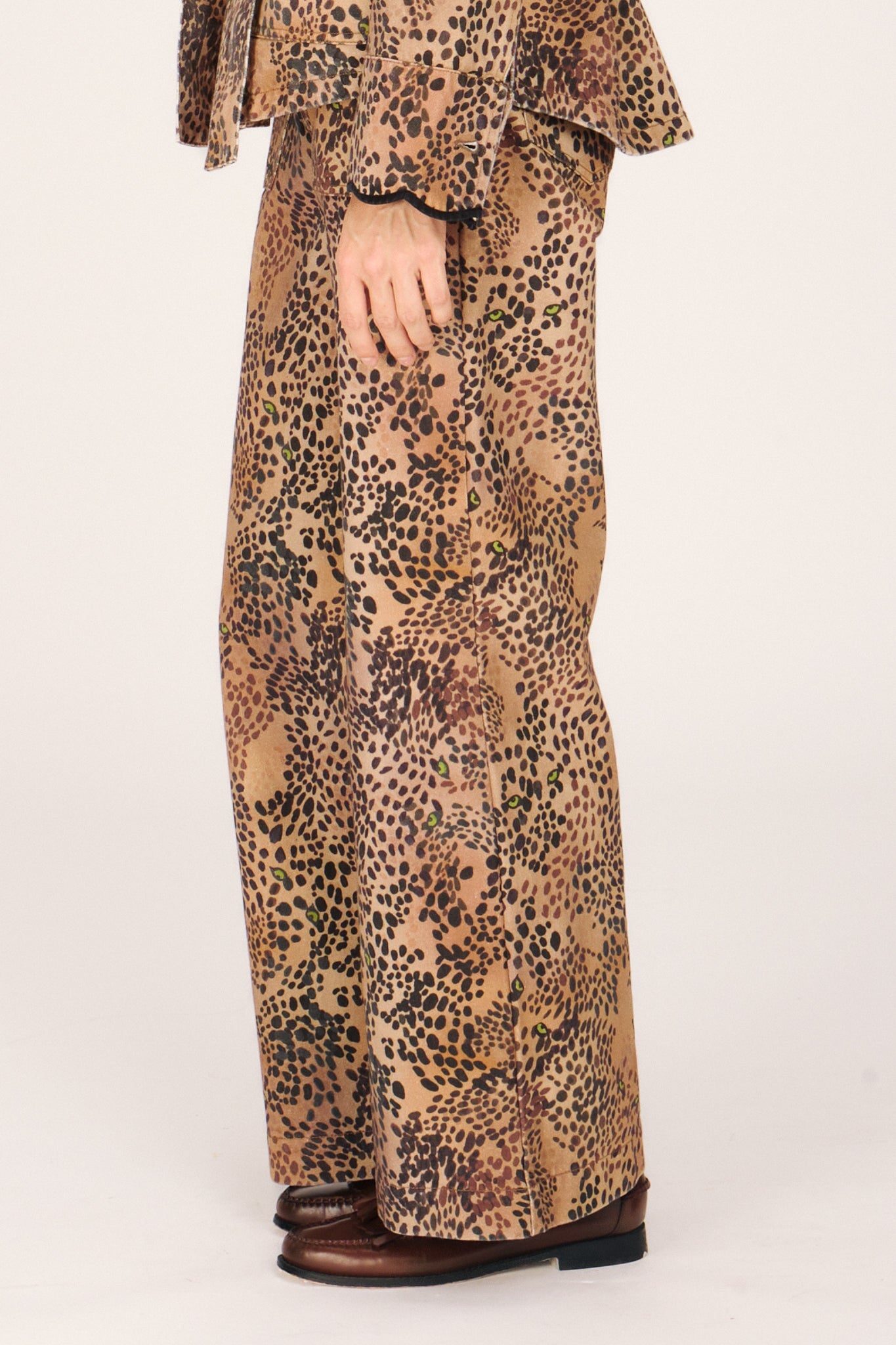 MIKE PANT WELCOME HOME, CHEETAH PANTS RachelAntonoff.com 