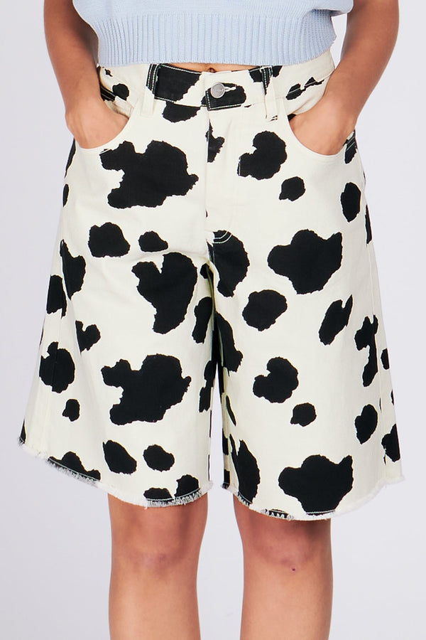 MORTY SHORTS COW PRINT - RachelAntonoff.com