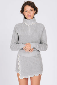 NICO HALF-ZIP SWEATERS RachelAntonoff.com 
