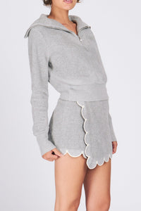 NICO HALF-ZIP SWEATERS RachelAntonoff.com 
