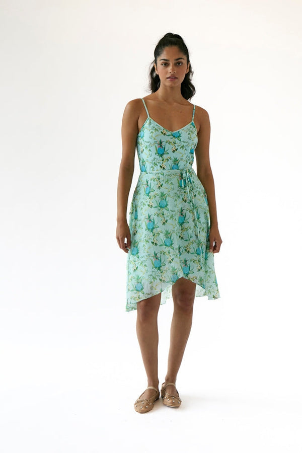 NORA ROMPER BLUE PINEAPPLES - RachelAntonoff.com