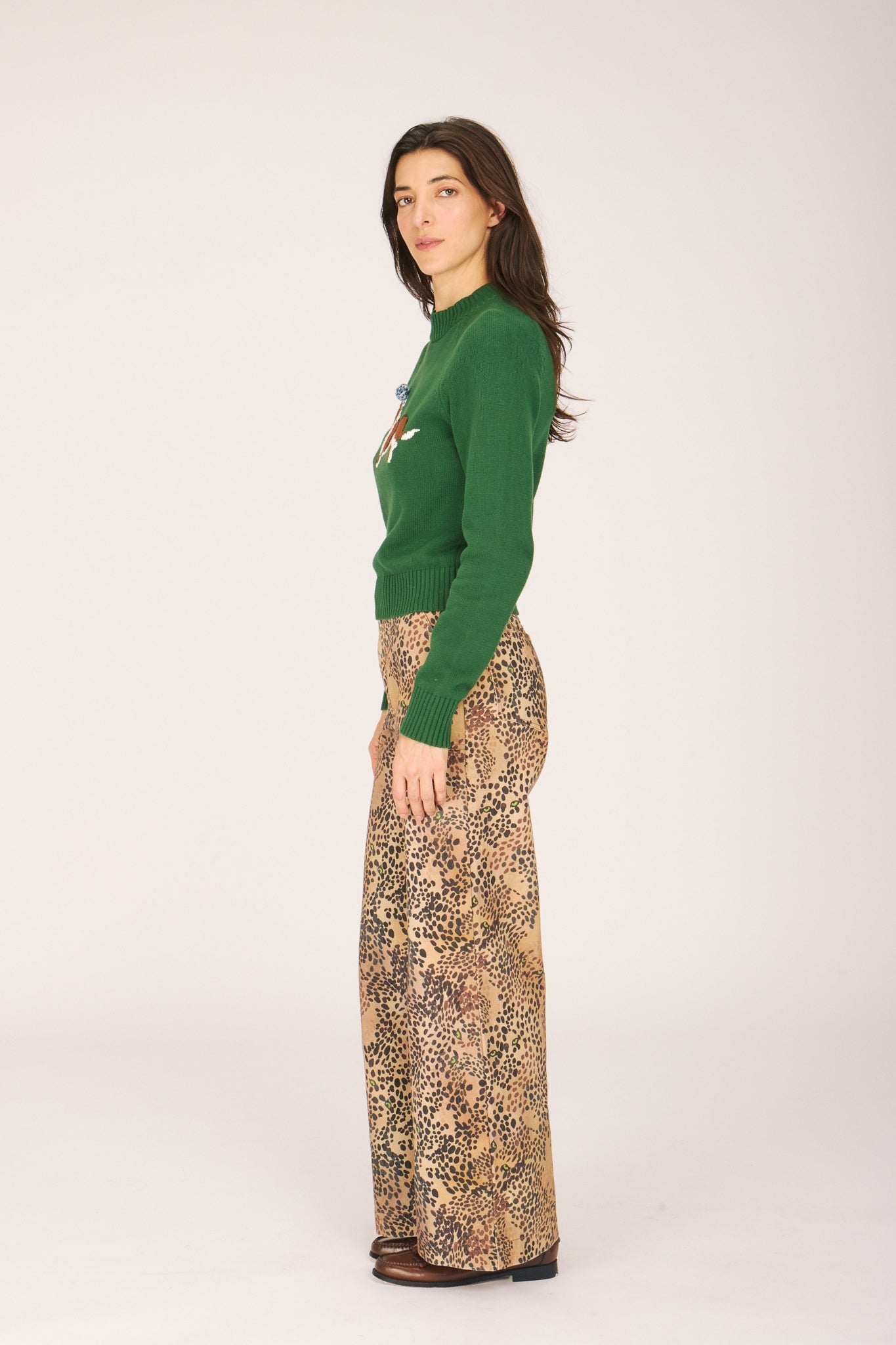 OTIS SWEATER EVERGREEN SWEATERS RachelAntonoff.com 