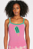 POPSICLE TANK BUBBLEGUM PINK TOPS RachelAntonoff.com 