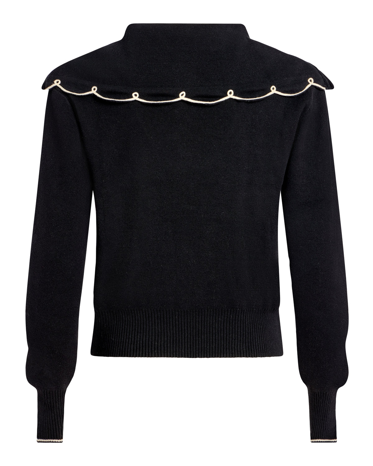 NICO HALF-ZIP SWEATER BLACK