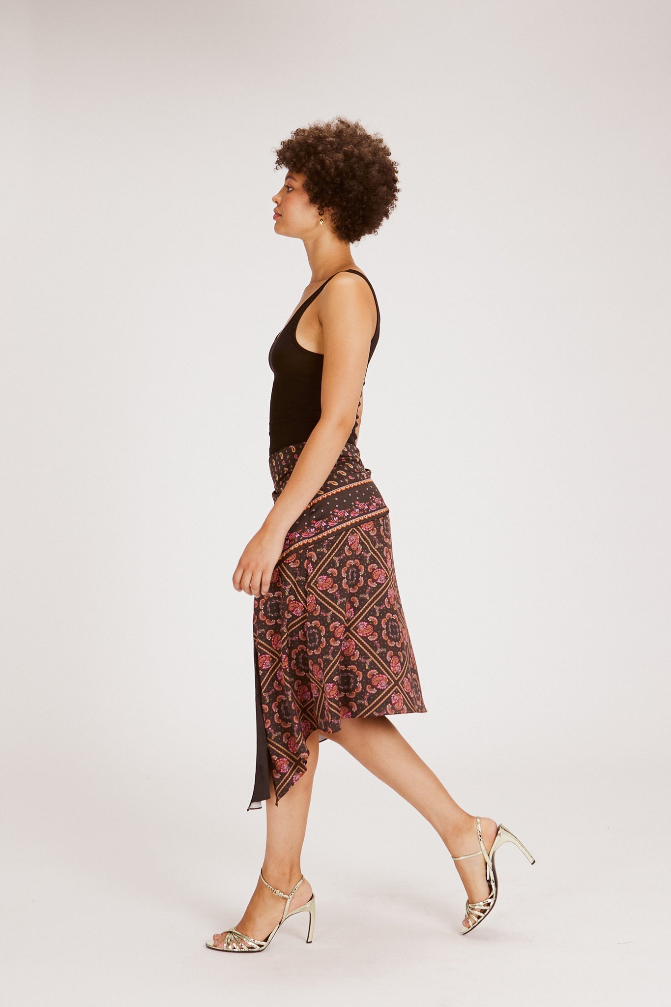 RAMONA SKIRT PURR PAISLEY SKIRTS RachelAntonoff.com 