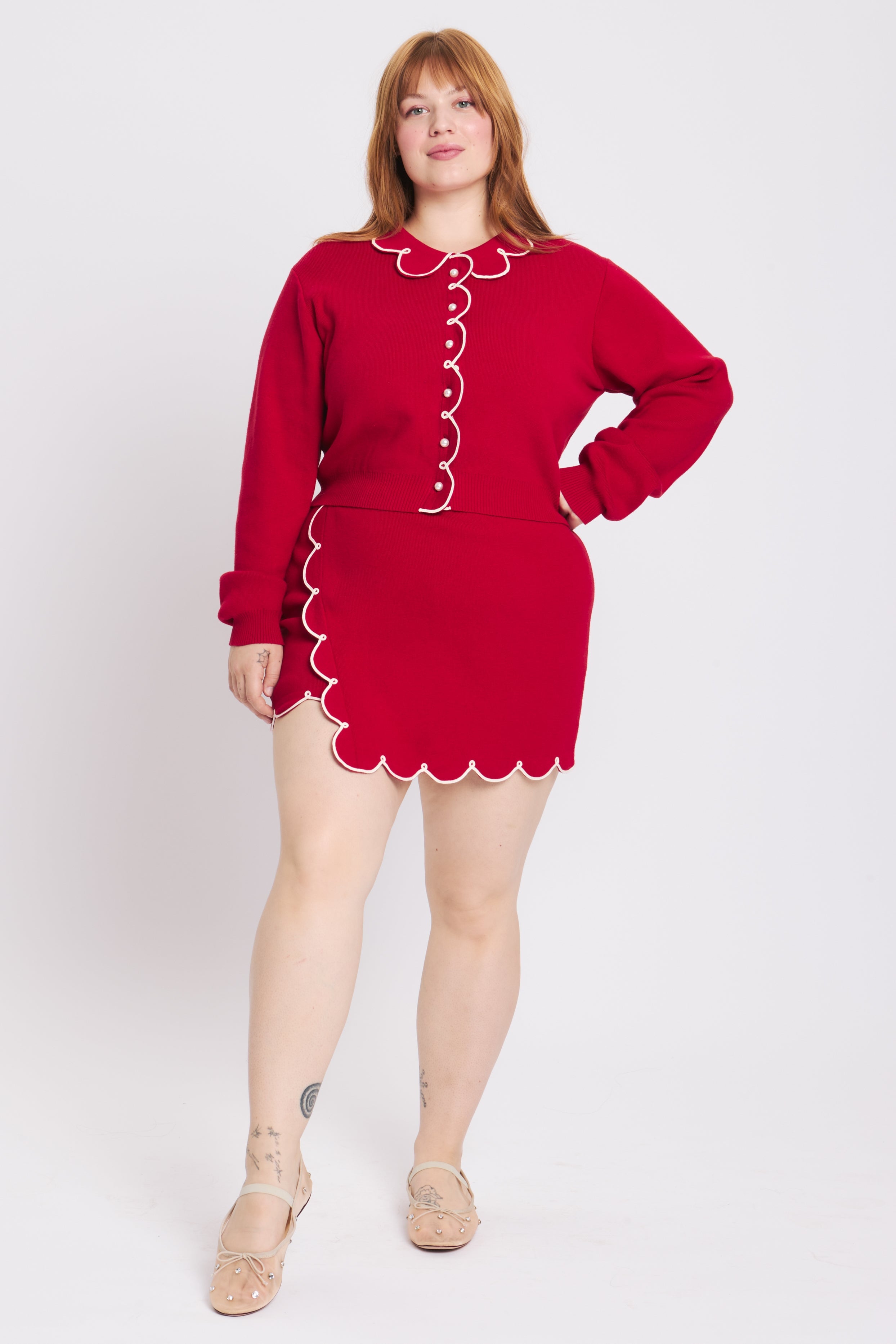 CUPCAKE SKORT RED Bottoms RachelAntonoff.com 