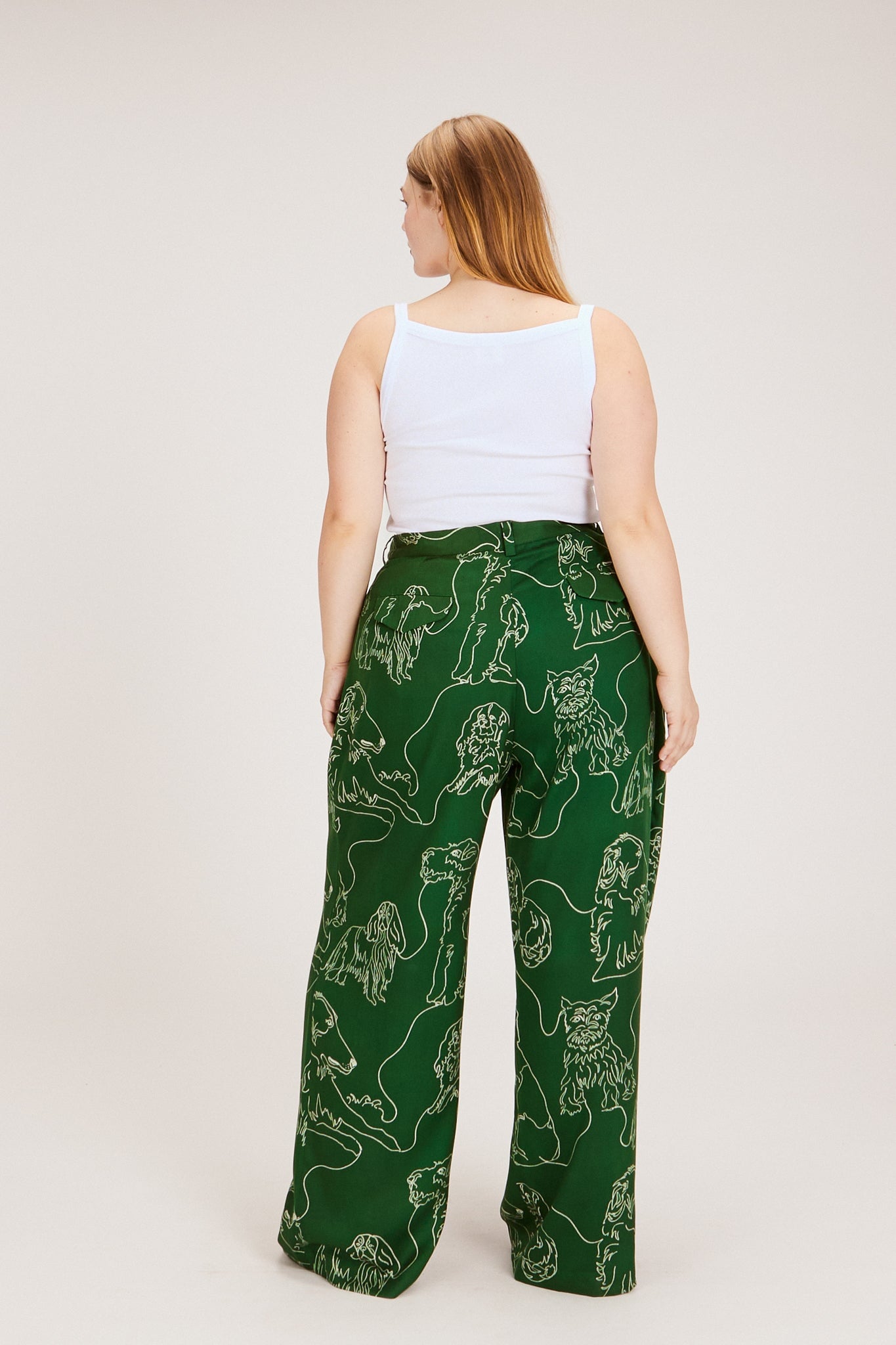 ROSE PANT DOG SCRAWL PANTS RachelAntonoff.com 