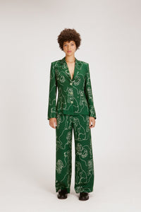 ROSE PANT DOG SCRAWL PANTS RachelAntonoff.com 