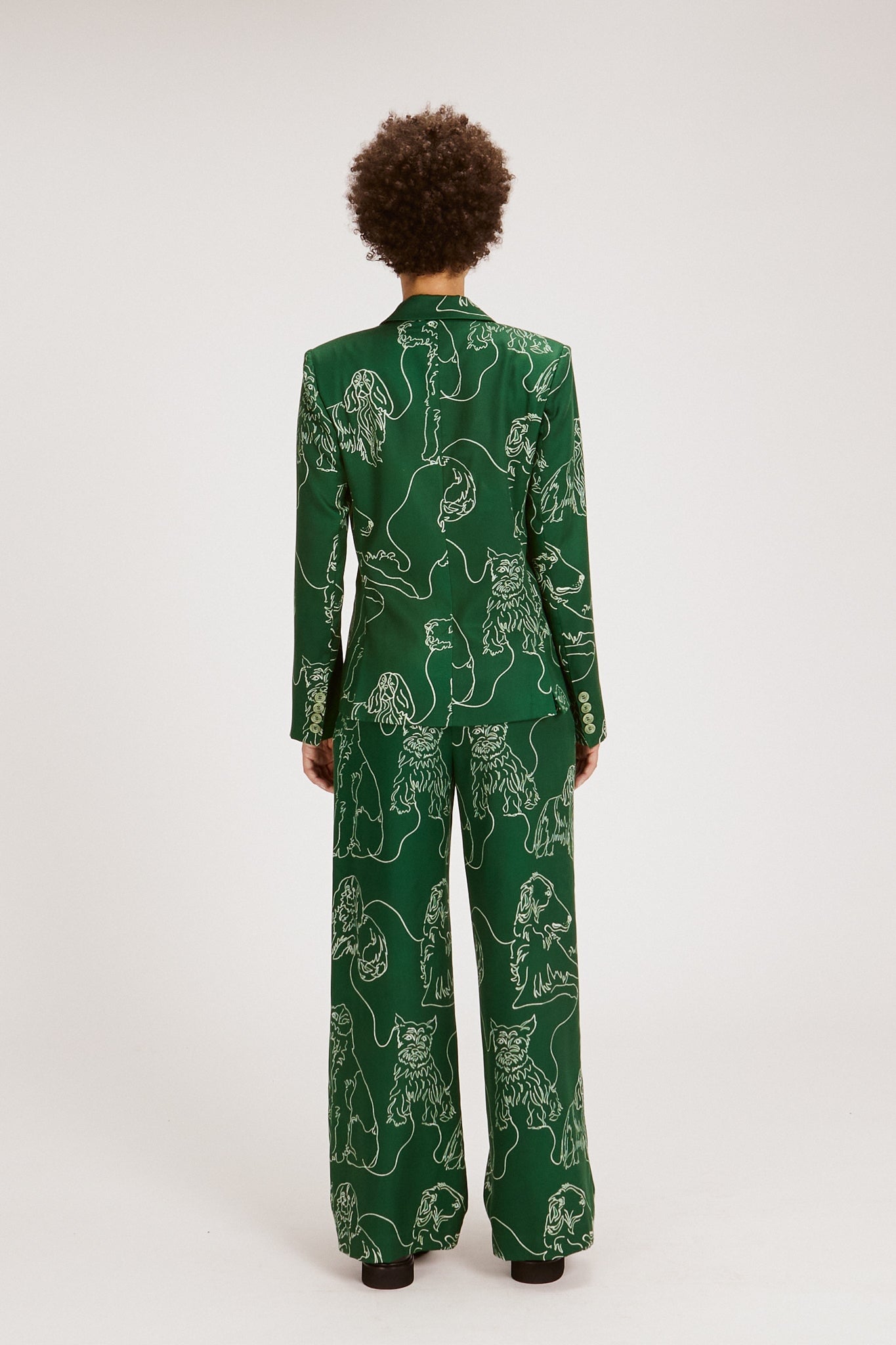 ROSE PANT DOG SCRAWL PANTS RachelAntonoff.com 