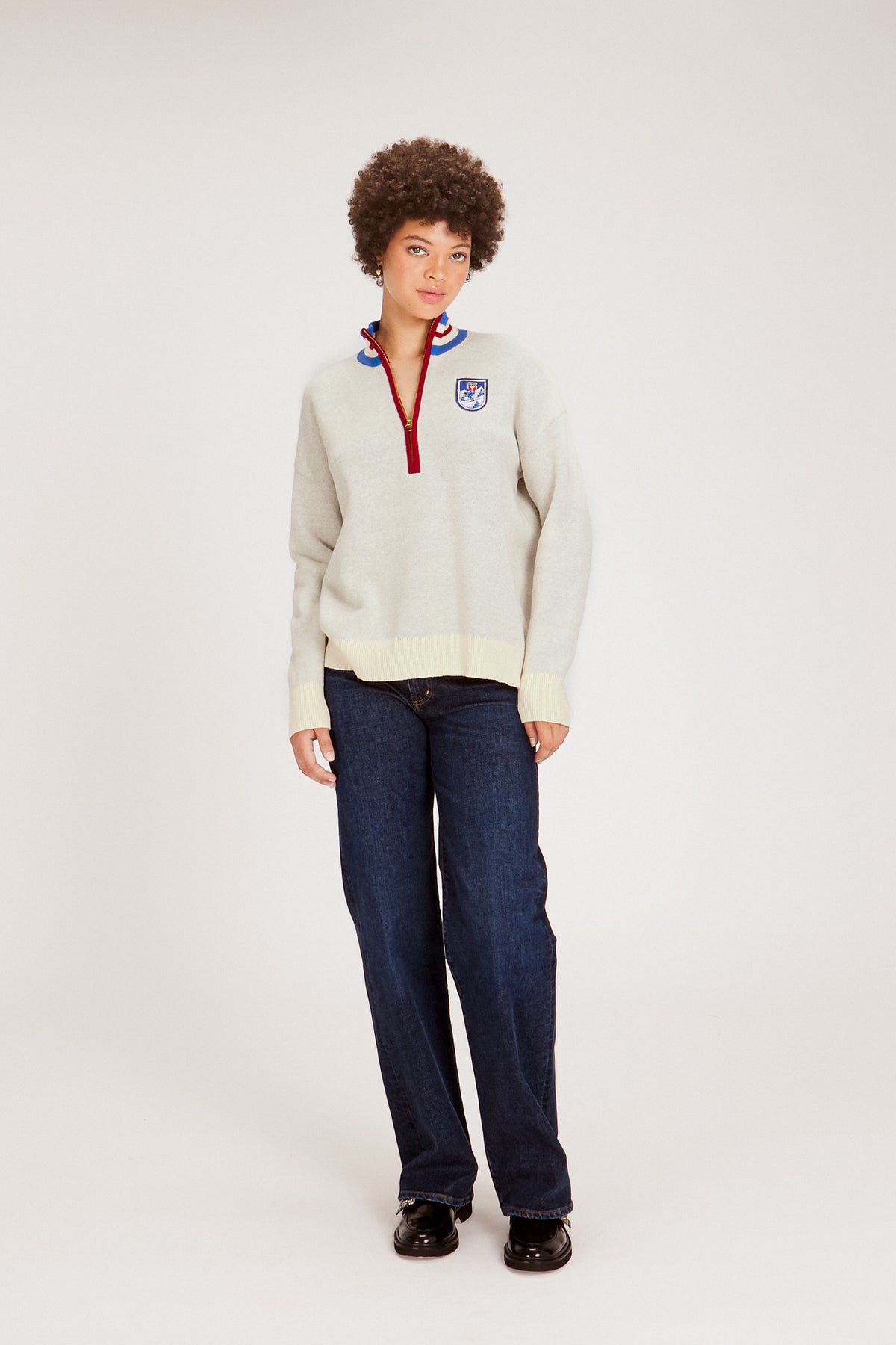 RYAN QUARTER-ZIP SWEATER