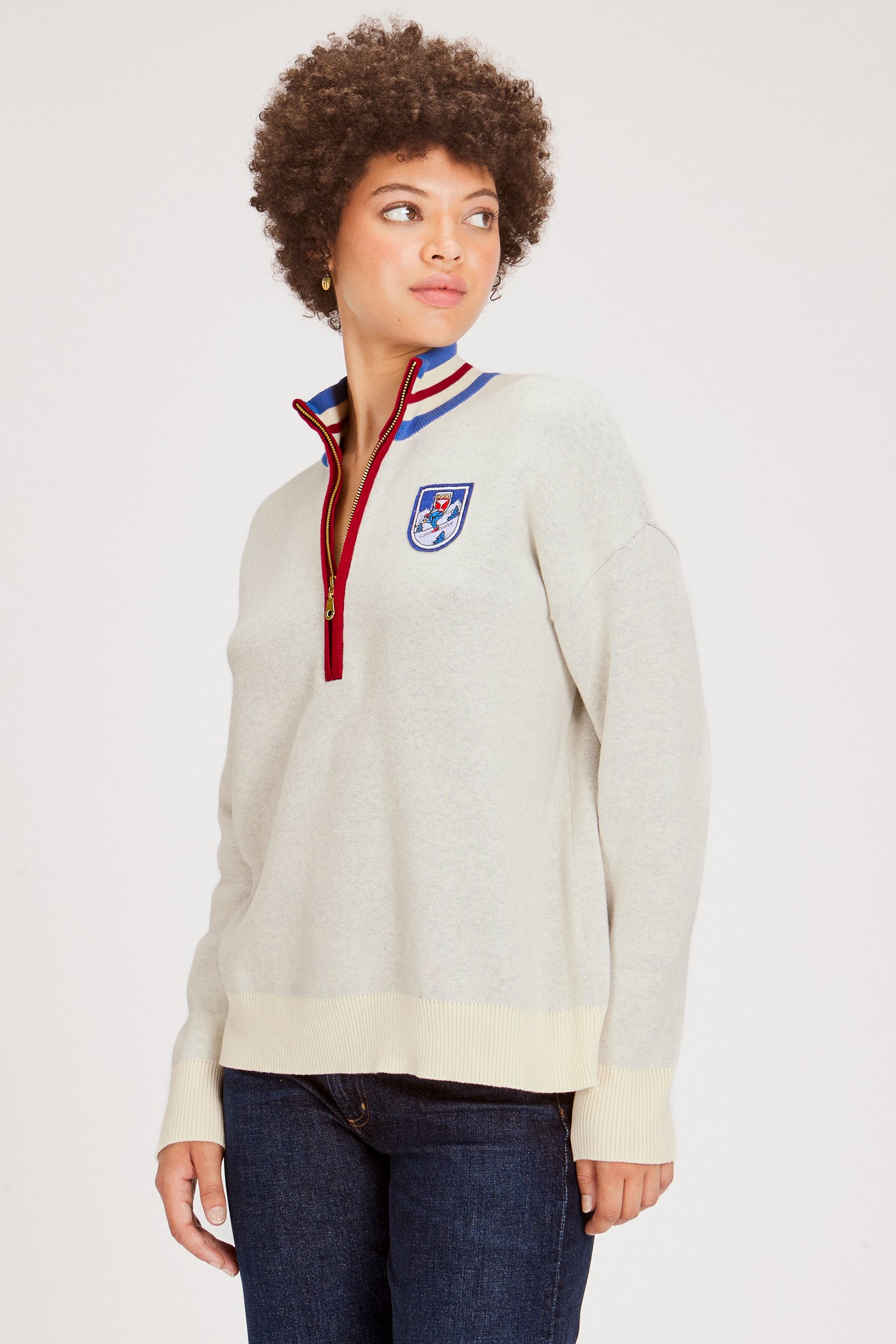 RYAN QUARTER-ZIP SWEATER
