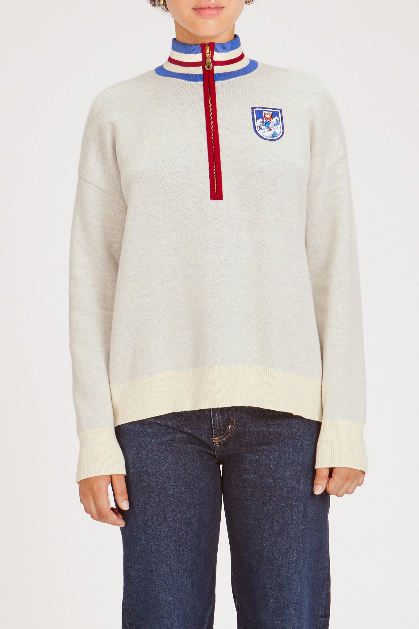 RYAN QUARTER-ZIP SWEATER