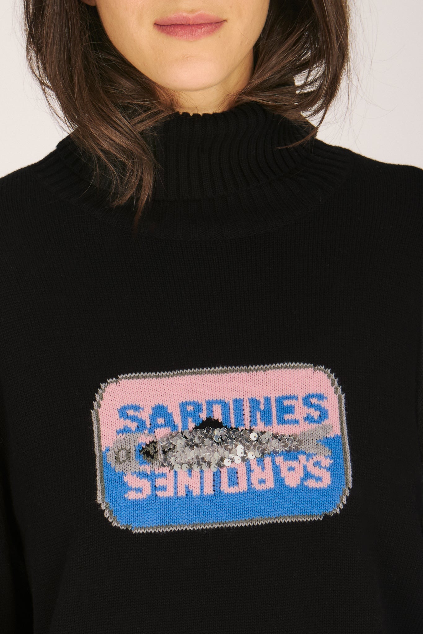 SARDINE TIN TURTLENECK SWEATERS RachelAntonoff.com 